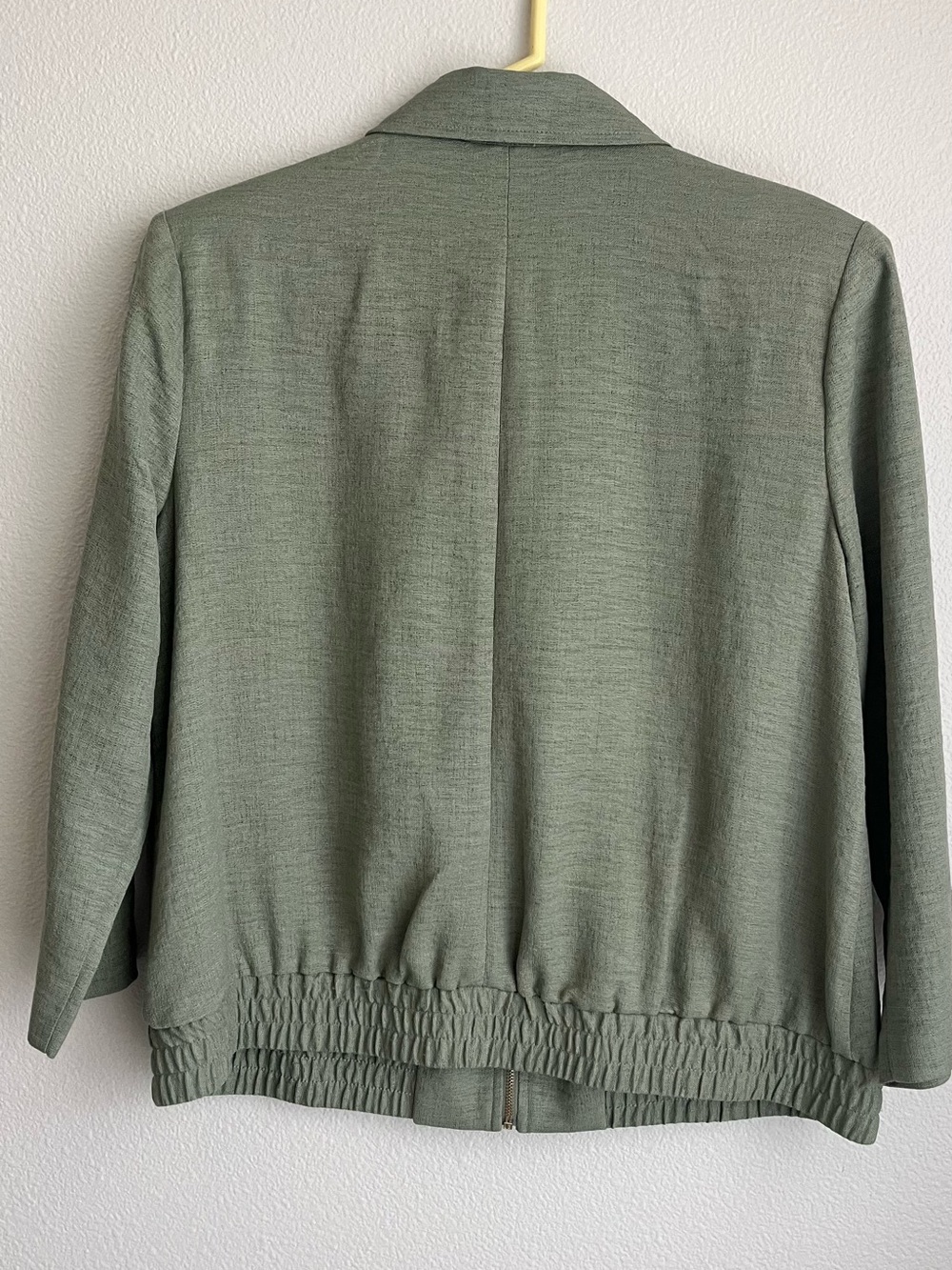 NYCC Olive Utility Jacket with Front Zip - Picture 3 of 3